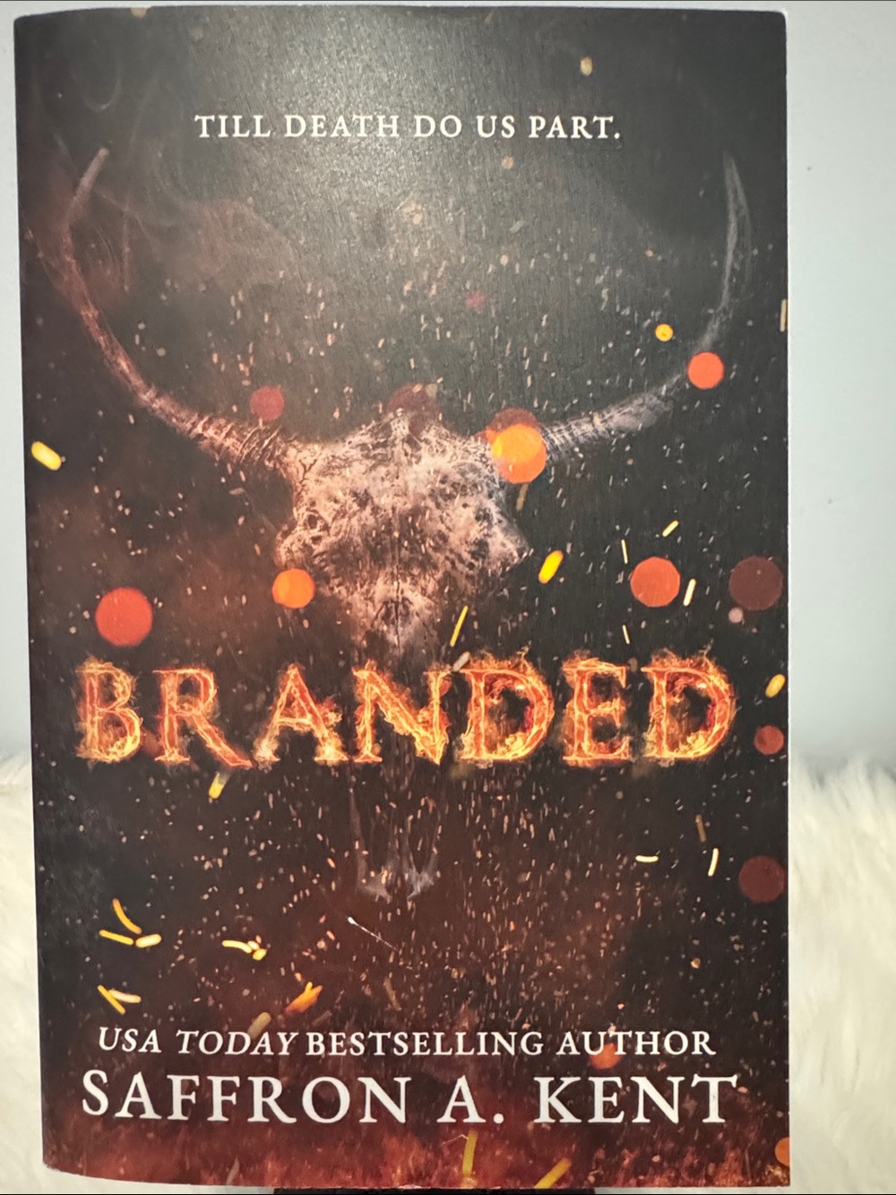 "Branded" Book Cover Art - Black and Orange
